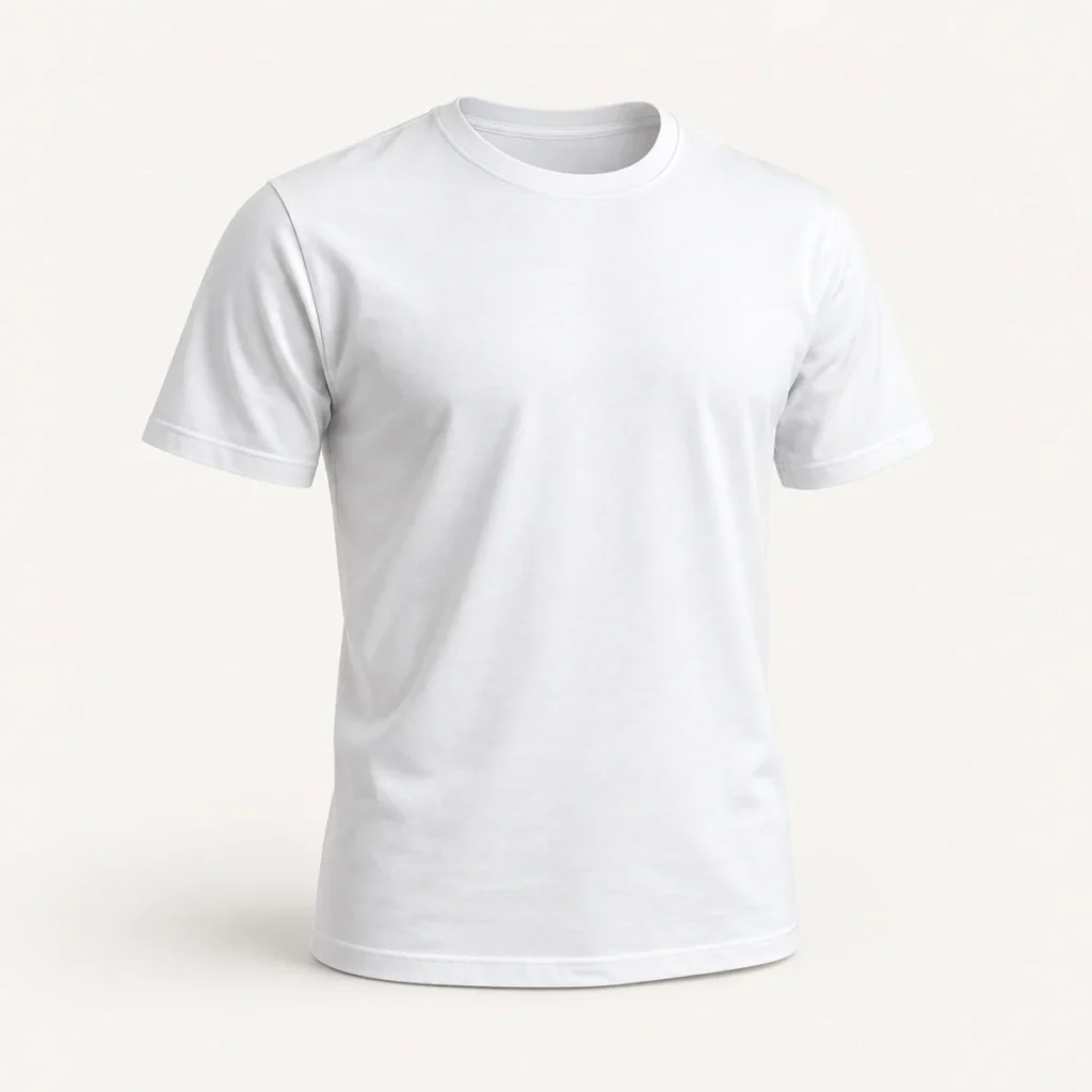 Basic Bisiklet Yaka T-Shirt