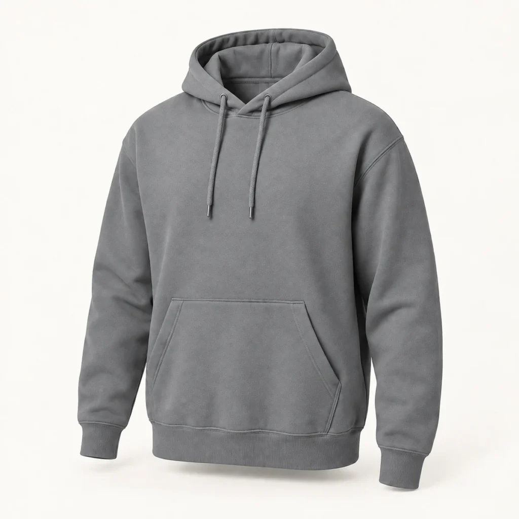 Kanguru Cepli Hoodie - Gri