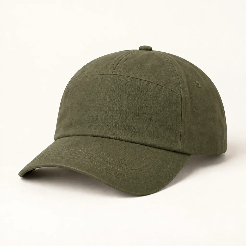 Pamuk Şapka 5 Panel - Haki